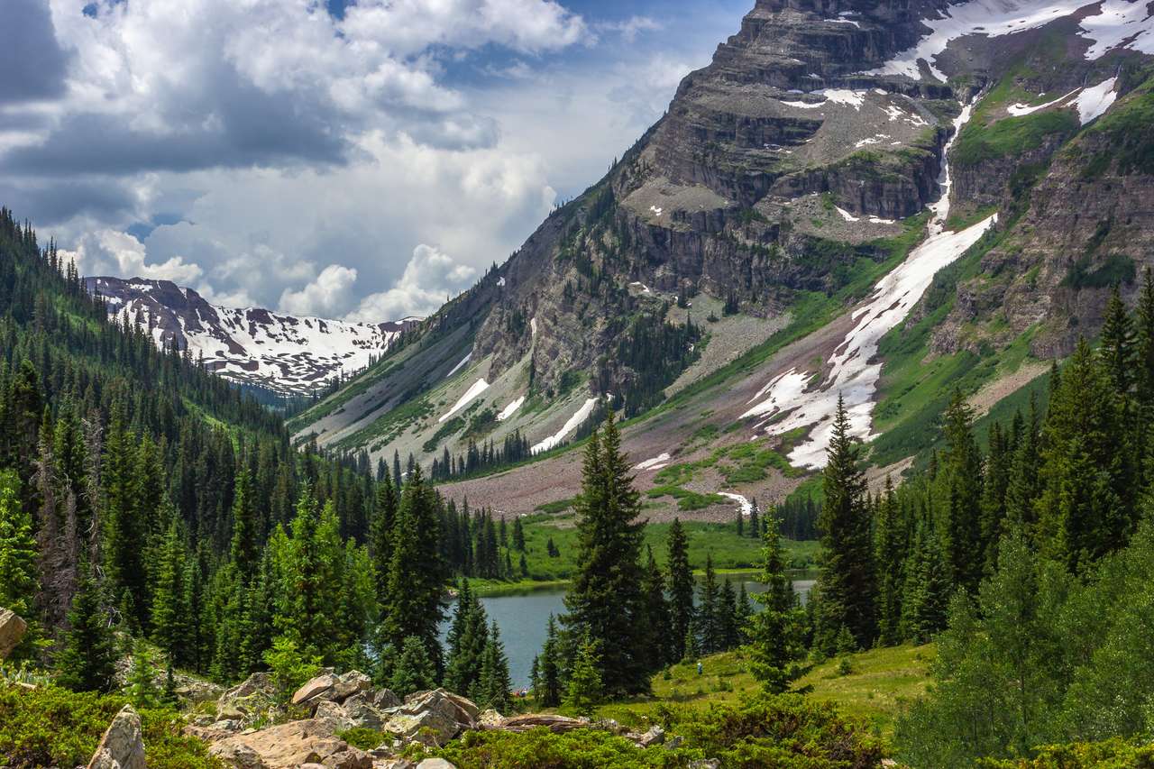 Maroon Bells e Crater Lake puzzle online