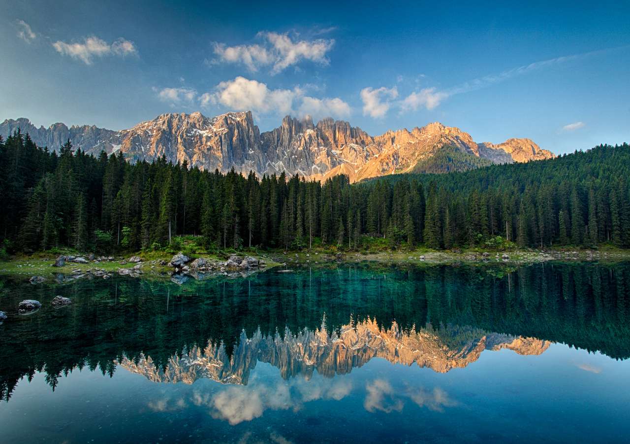 Lago di Carezza kirakós online