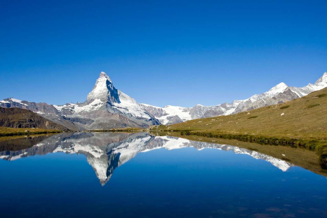 Panorama des Matterhorns Online-Puzzle