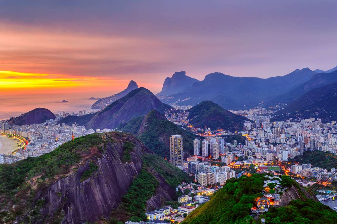 Копакабана и Ботафого в Рио де Жанейро онлайн пъзел