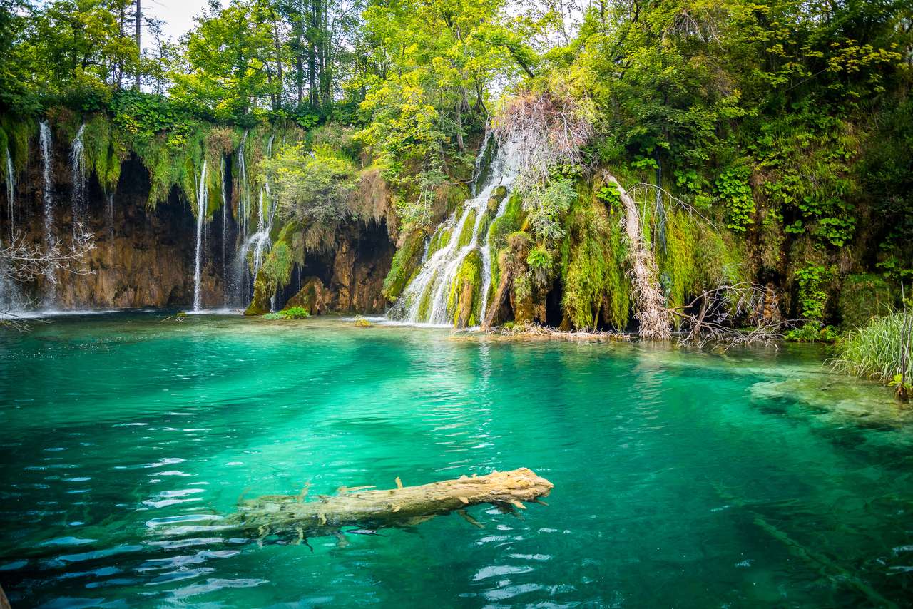 Parque Nacional dos lagos Plitvice, Croácia quebra-cabeças online