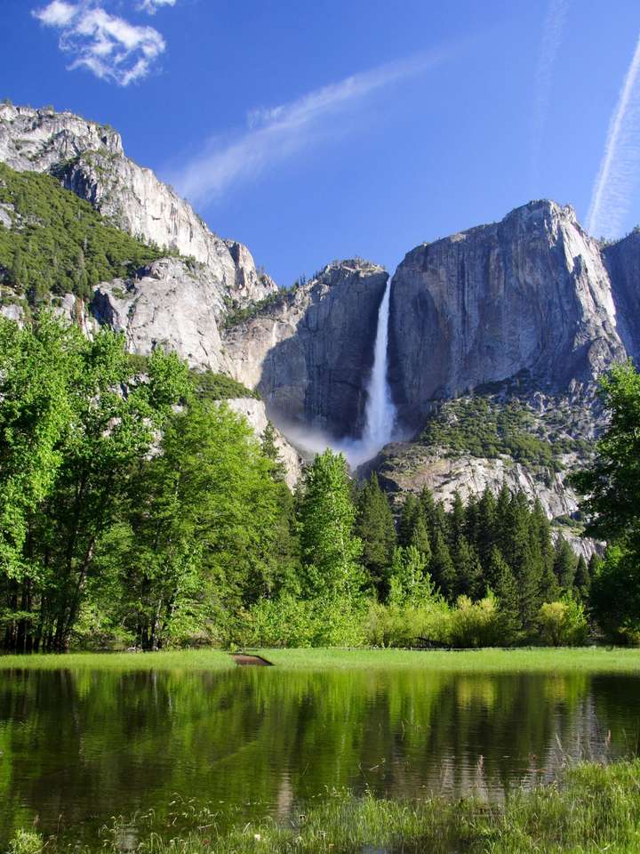 Yosemite watervallen legpuzzel online