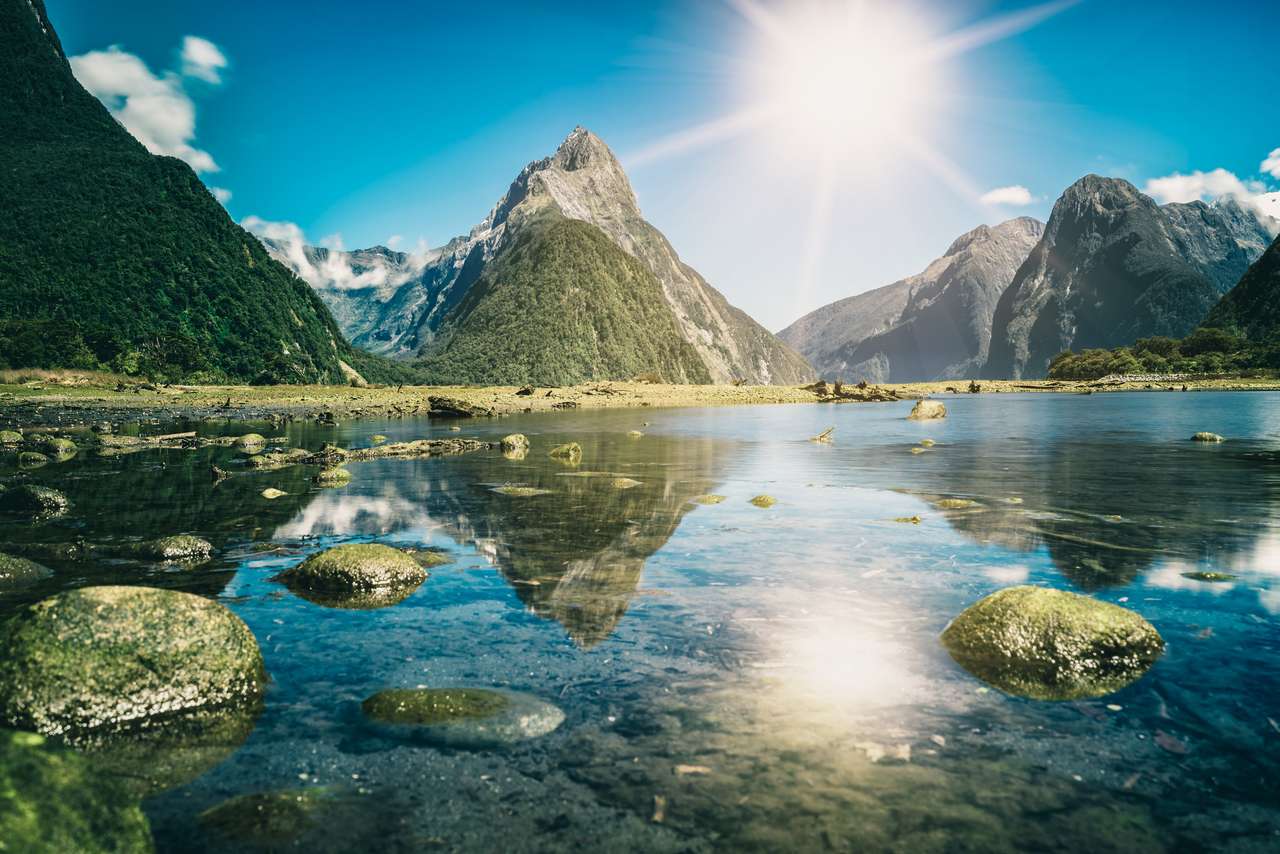 Milford Sound, Új -Zéland online puzzle