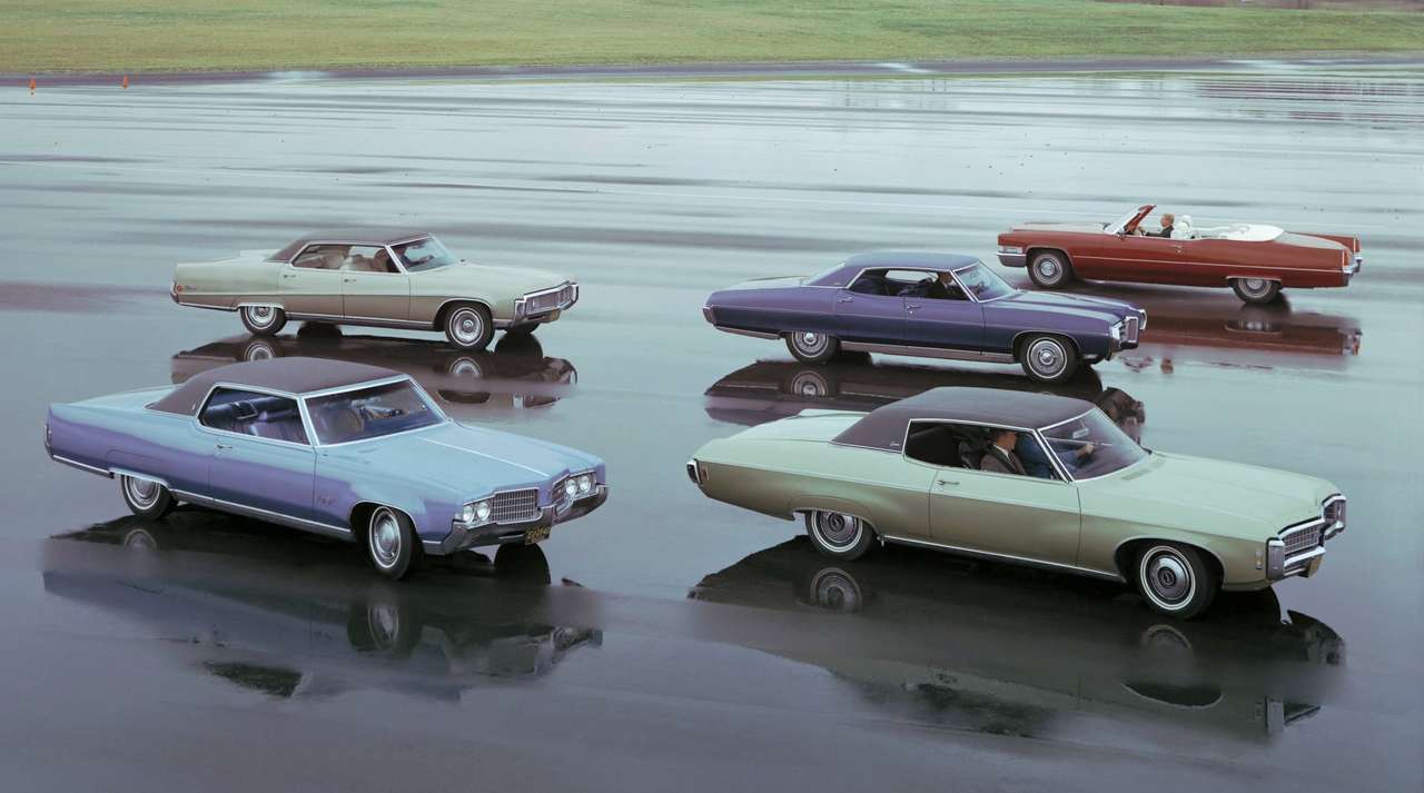 1969 propagační fotografie GM skládačky online