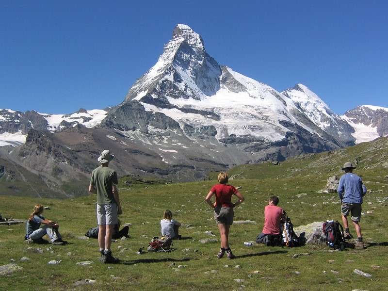 Blick aufs Matterhorn Puzzlespiel online