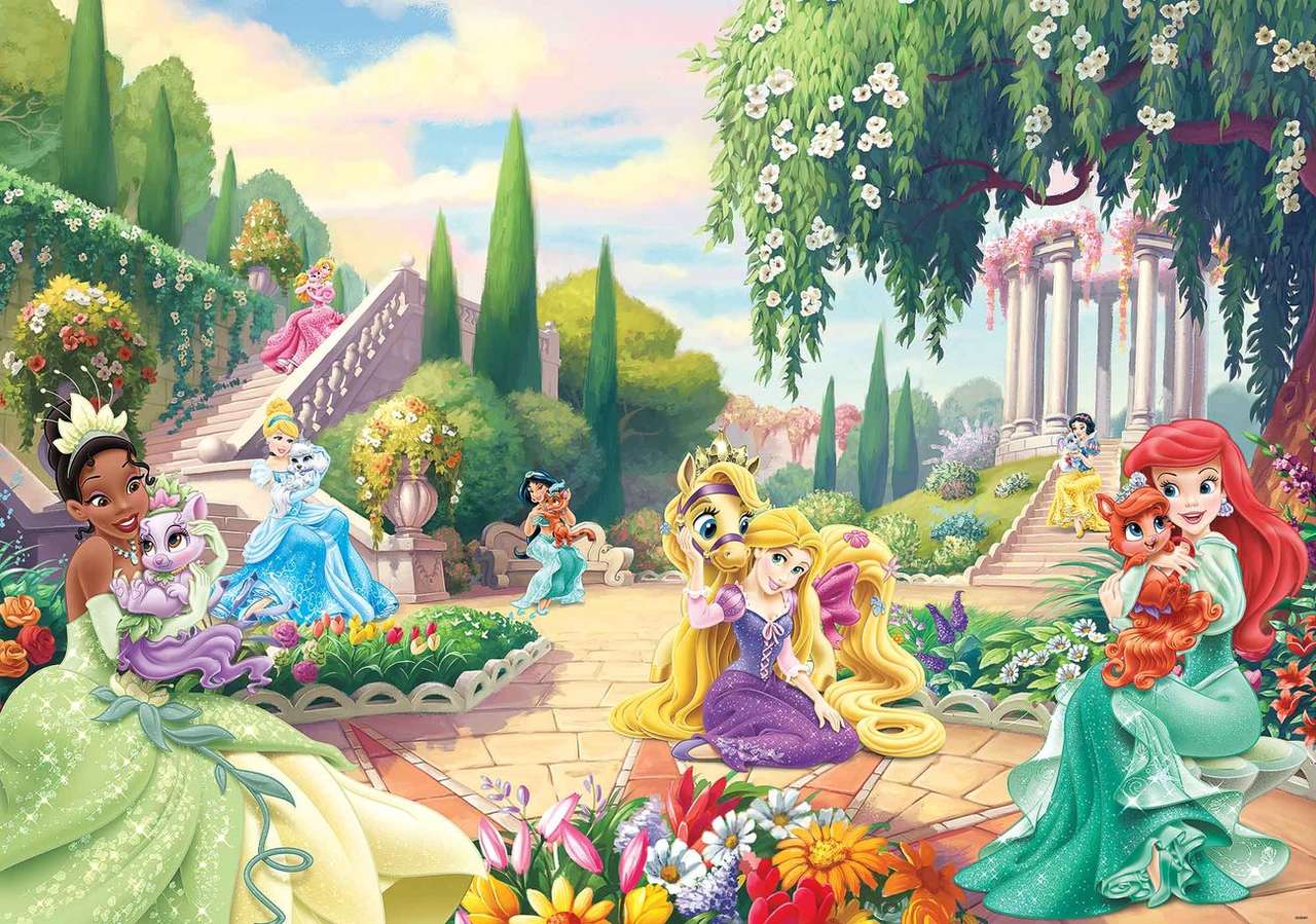 Disney princesses online puzzle