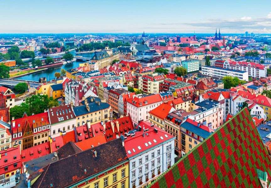 Wroclaw colorat puzzle online