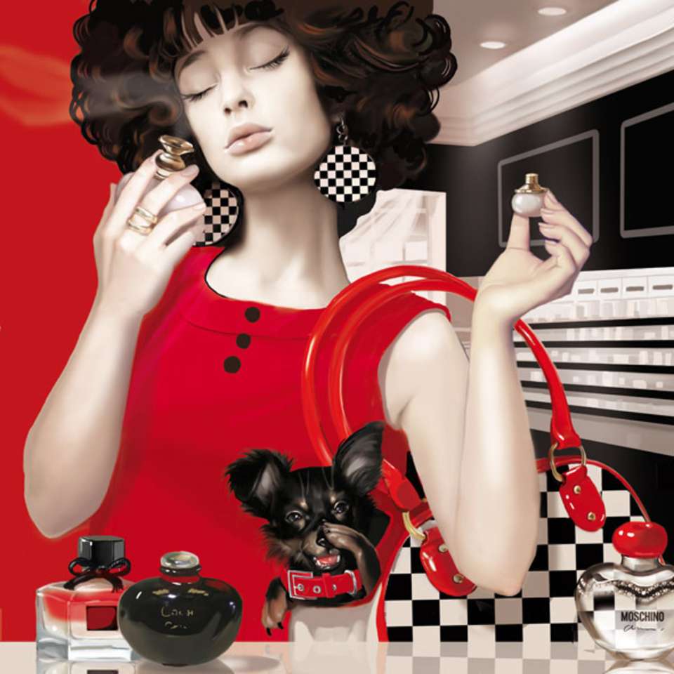trying the perfume jigsaw puzzle online