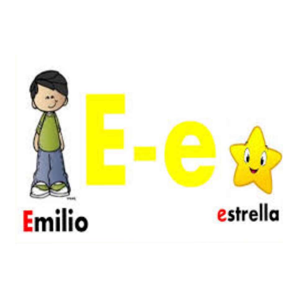 Velká a malá E samohláska skládačky online