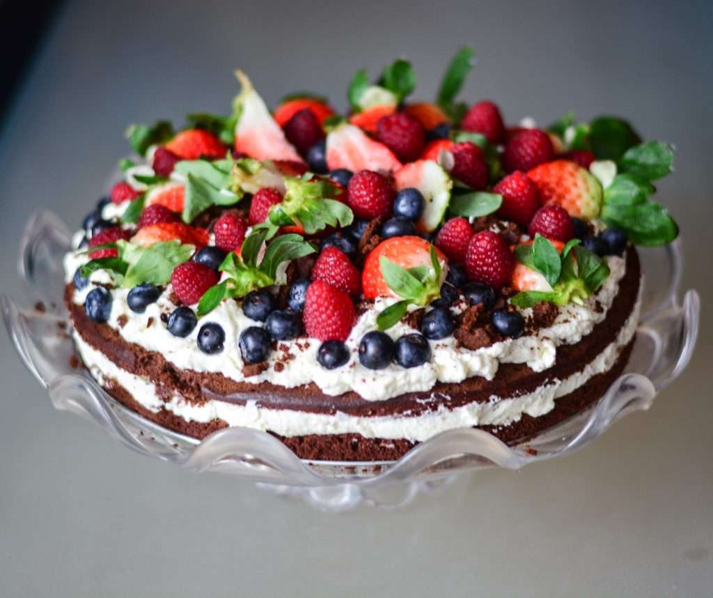 Плодова торта онлайн пъзел