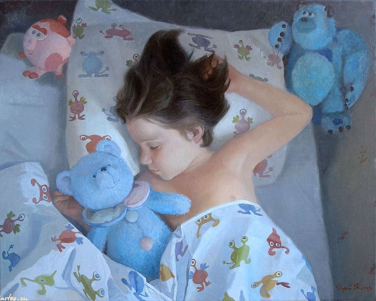 girl sleeping online puzzle