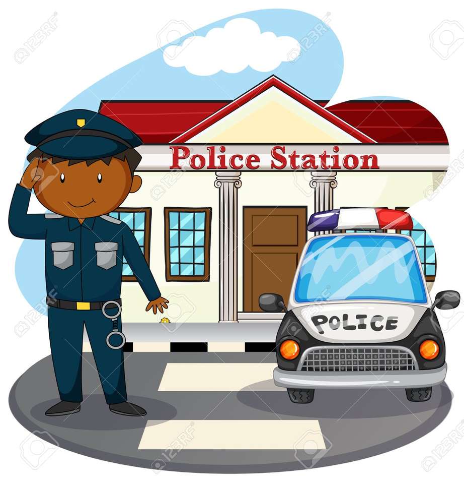 Полицейский участок для 1 класса онлайн-пазл