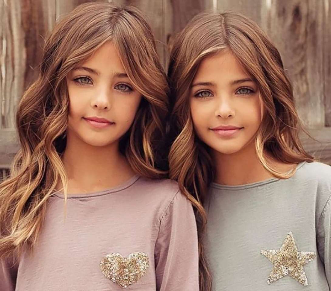 Die schönsten Zwillinge der Welt Online-Puzzle
