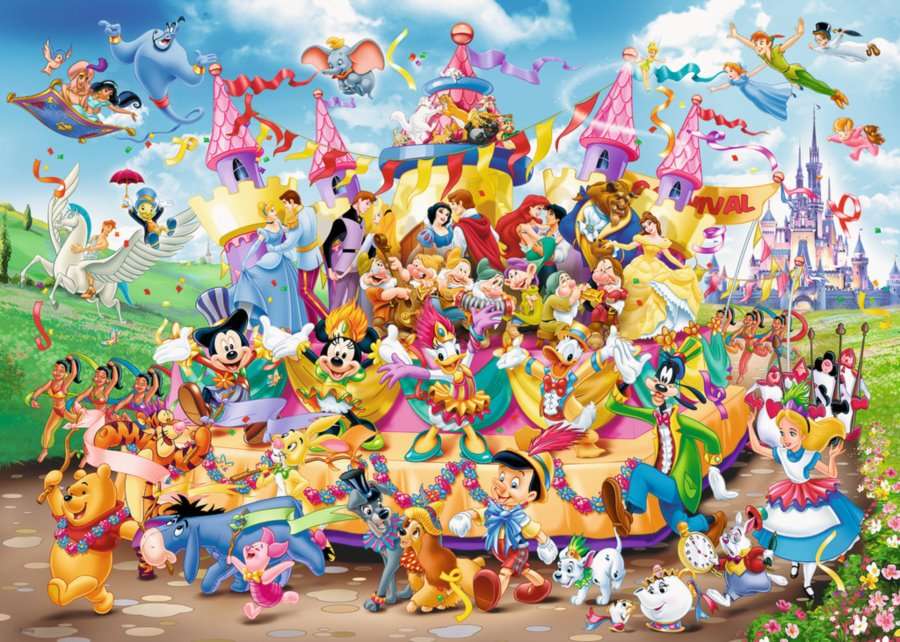 personagens da Disney quebra-cabeças online
