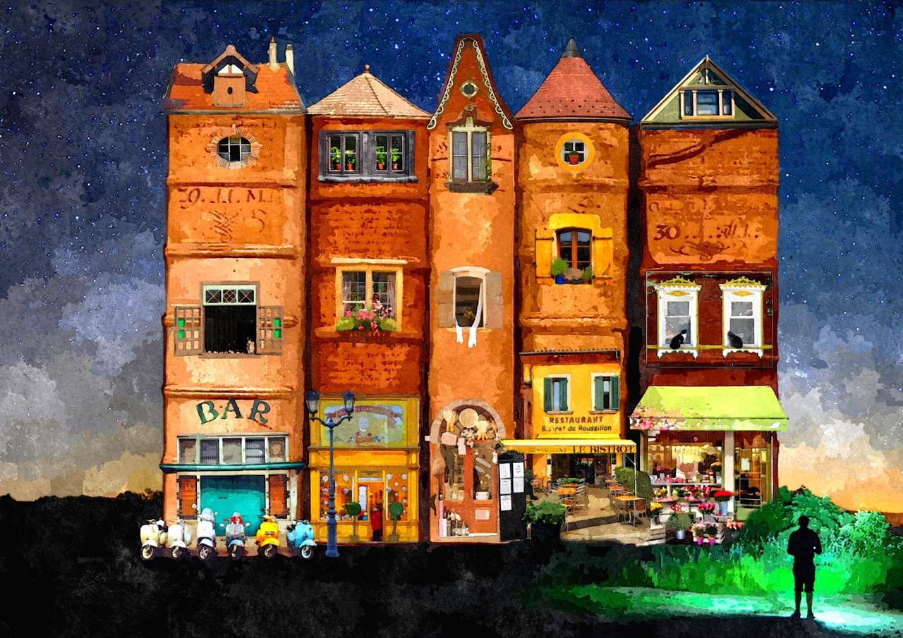 The gingerbread village jigsaw puzzle online