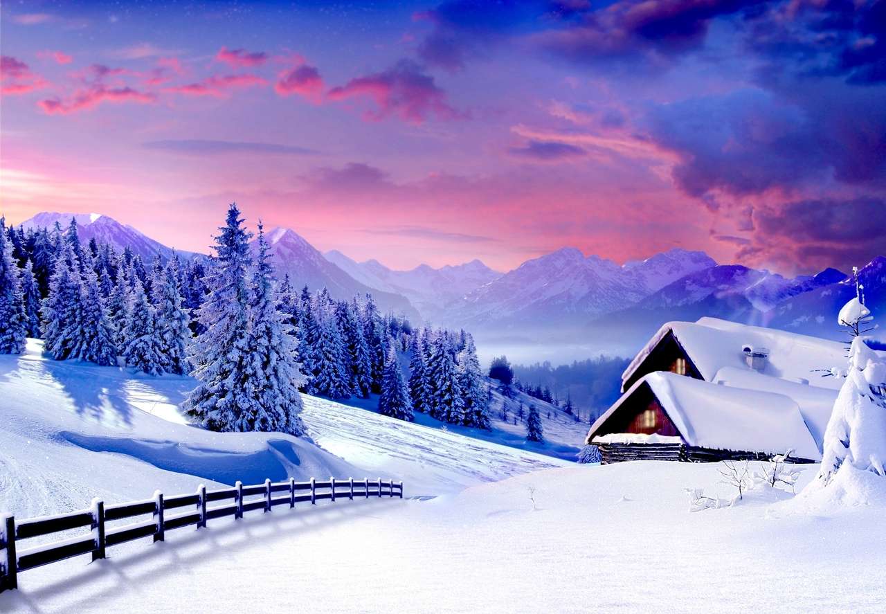 The snow hut jigsaw puzzle online