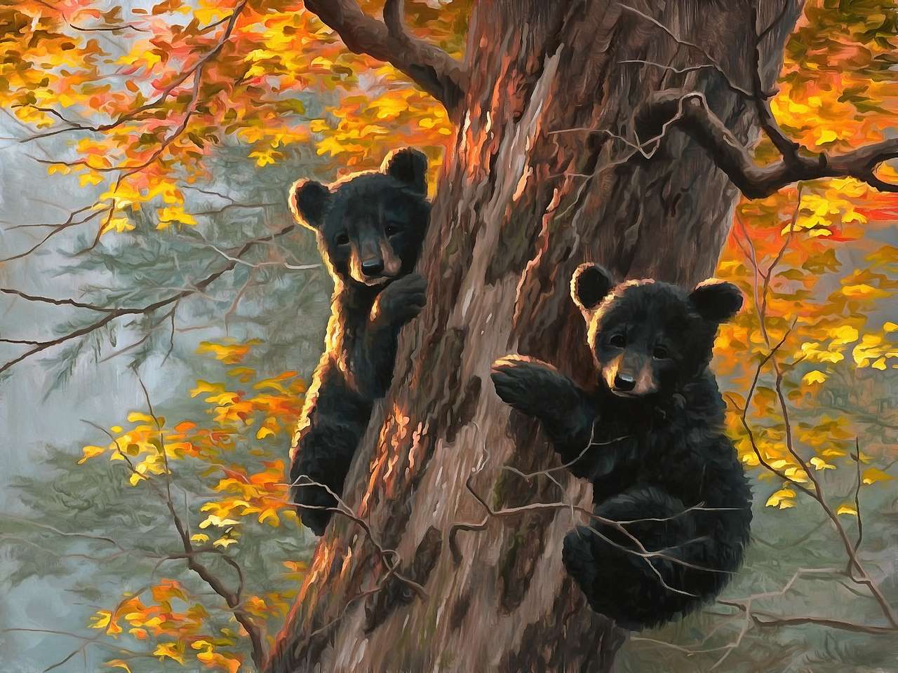 малки мечки онлайн пъзел