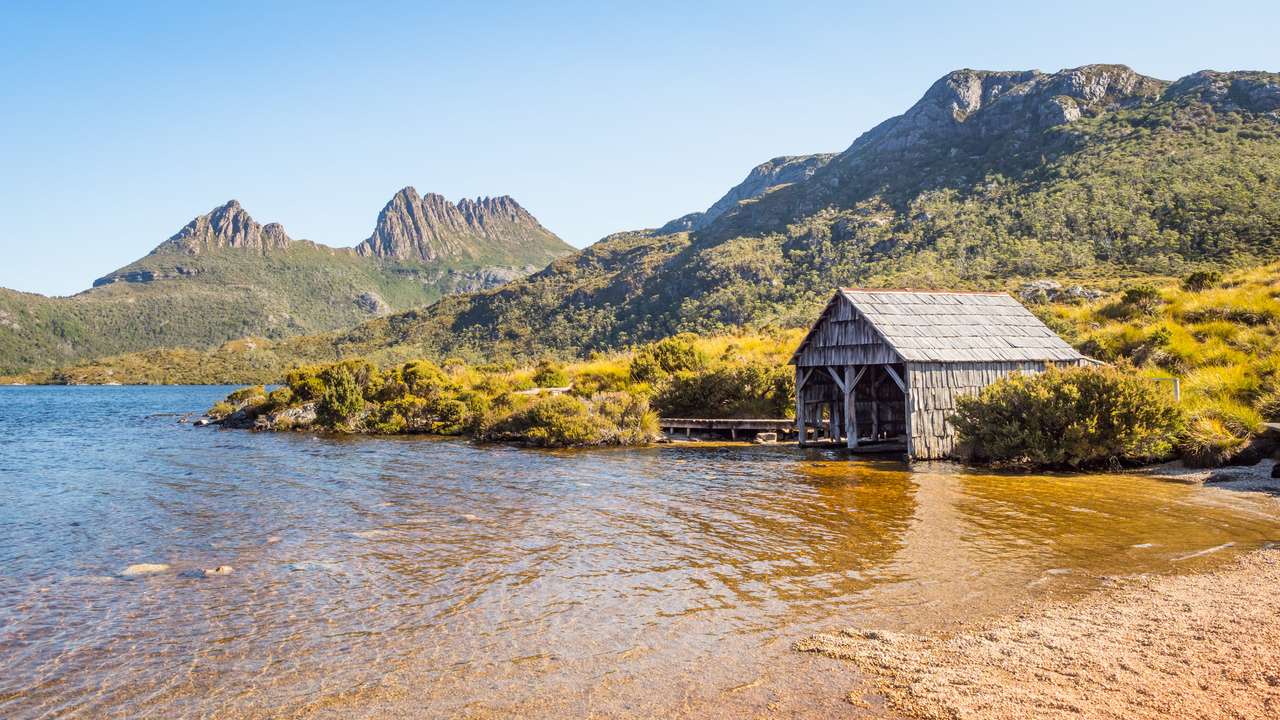 Къщата за лодки в Cradle Mountain онлайн пъзел