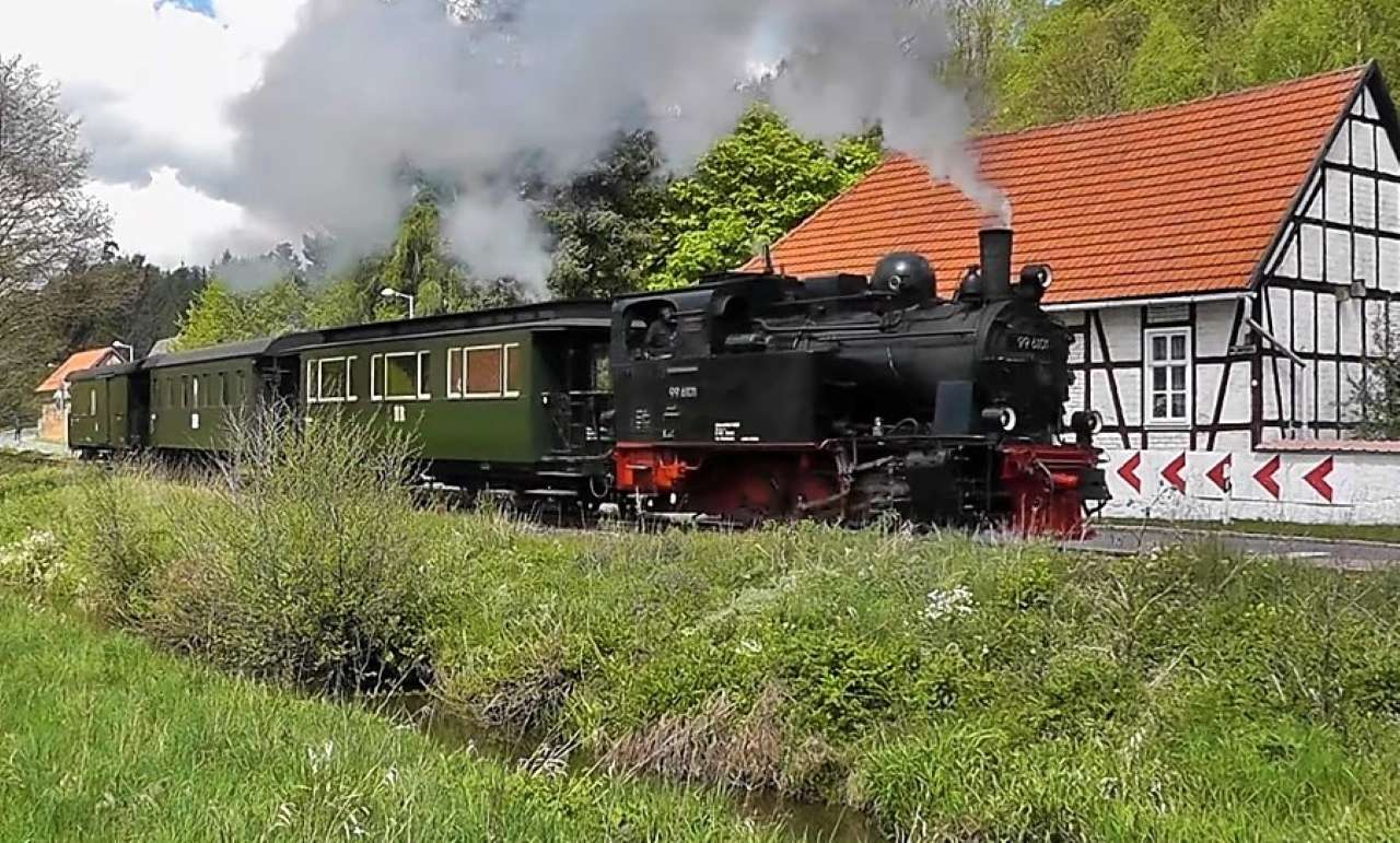 Locomotiva a vapore "Fifi" nella Selketal puzzle online