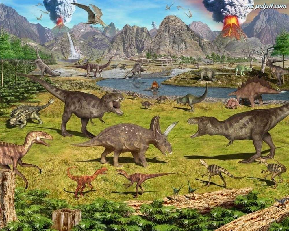 Dinosaurier - Jurassic Park Online-Puzzle
