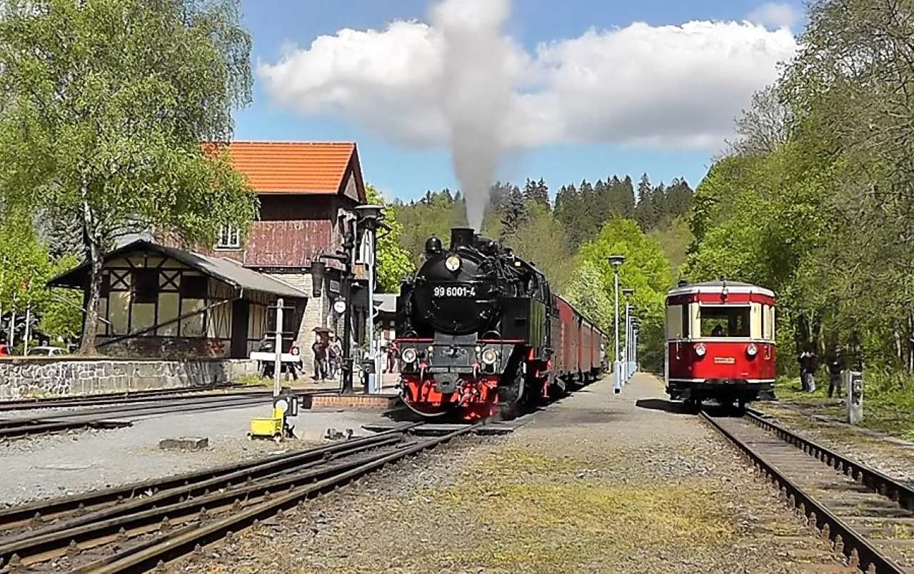 Trem a vapor Harzbahn quebra-cabeças online