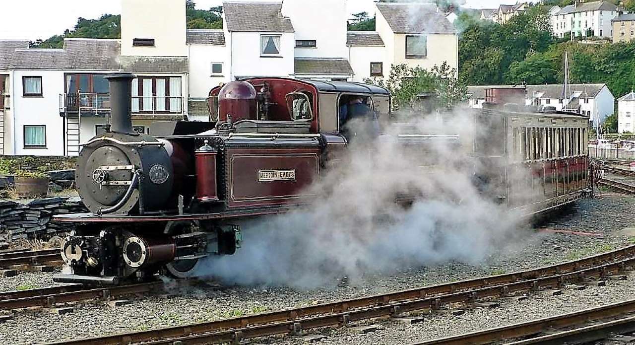 Tren de vapor en Gales rompecabezas en línea