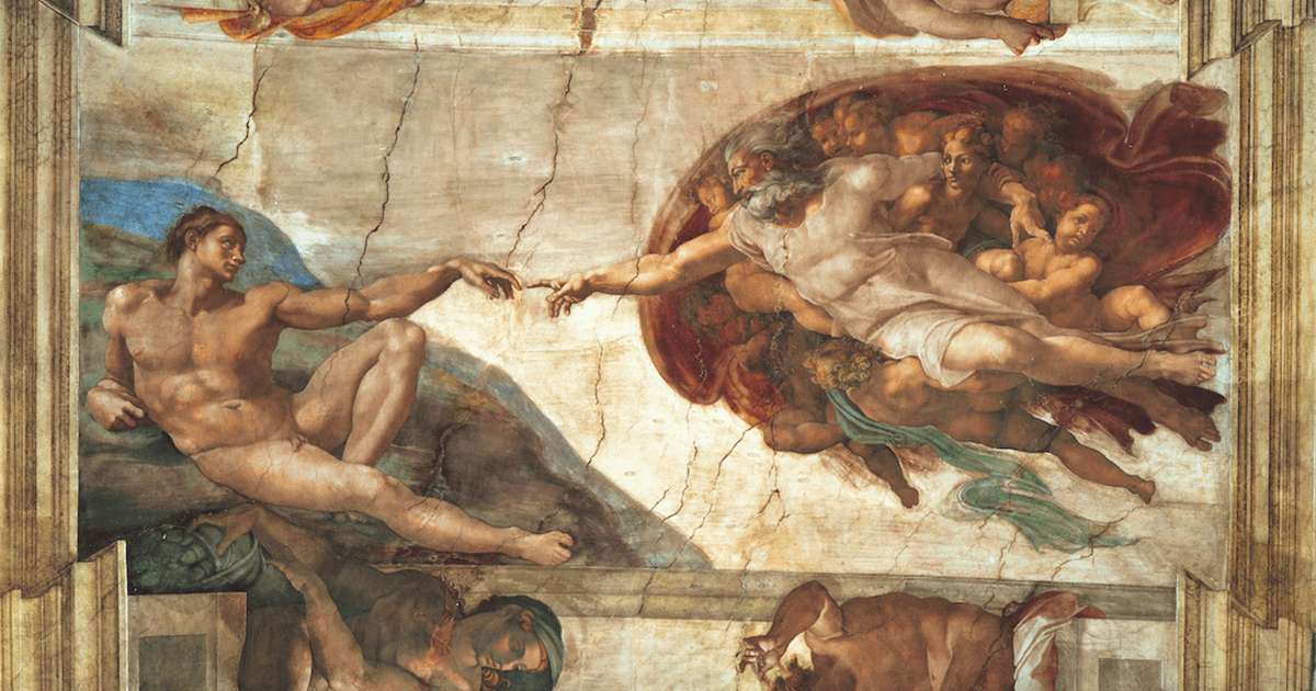 Kunstwerk Michelangelo legpuzzel online