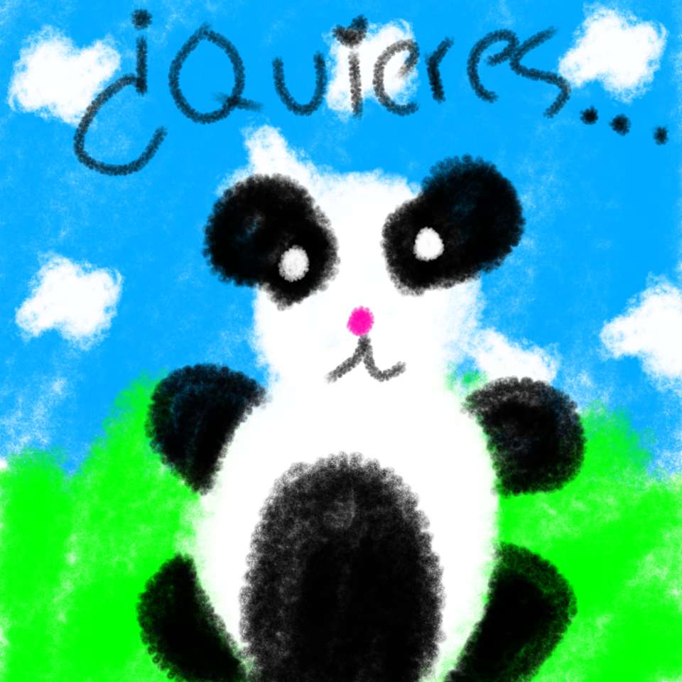 Panda na vás čeká s vodítkem! online puzzle