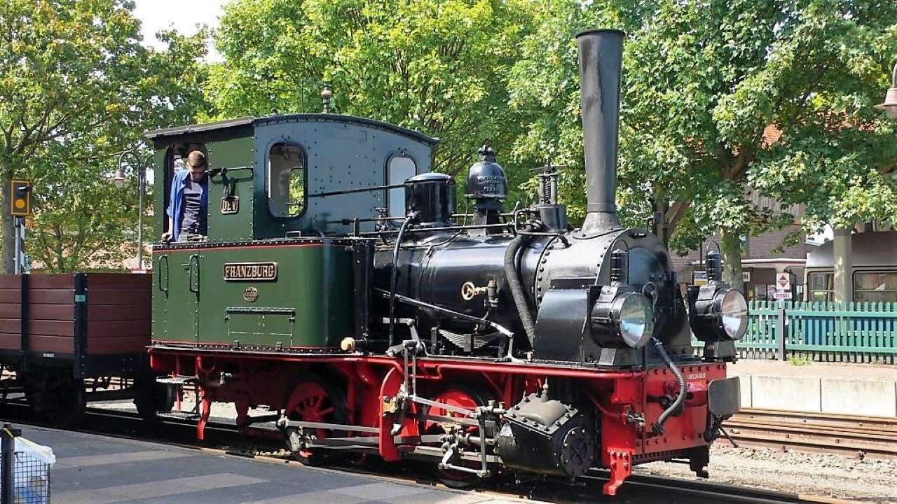 "Franzburg" lokomotiv pussel på nätet