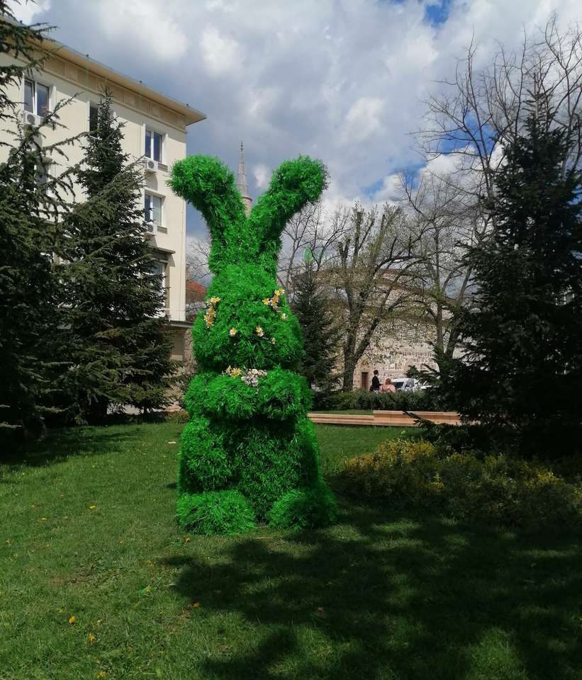 Easter rabbit online puzzle