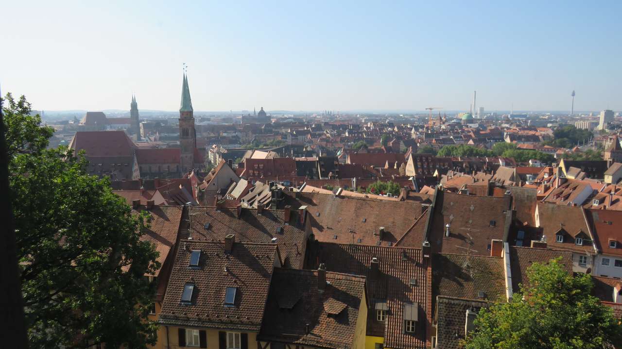 Nuremberg aus dem Schloss puzzle en ligne