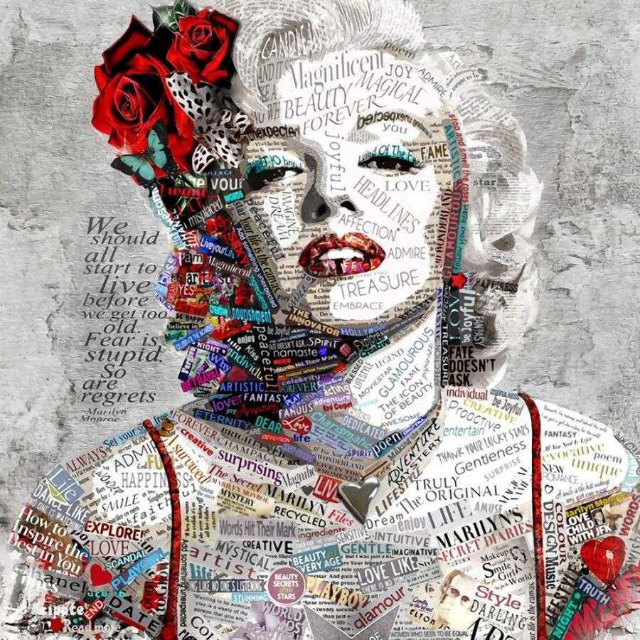 Marilyn Monroe pussel på nätet