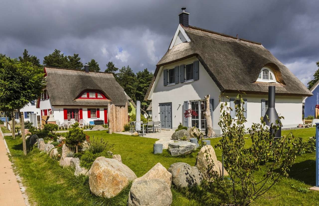 Vidéki házak Rügen szigetén kirakós online