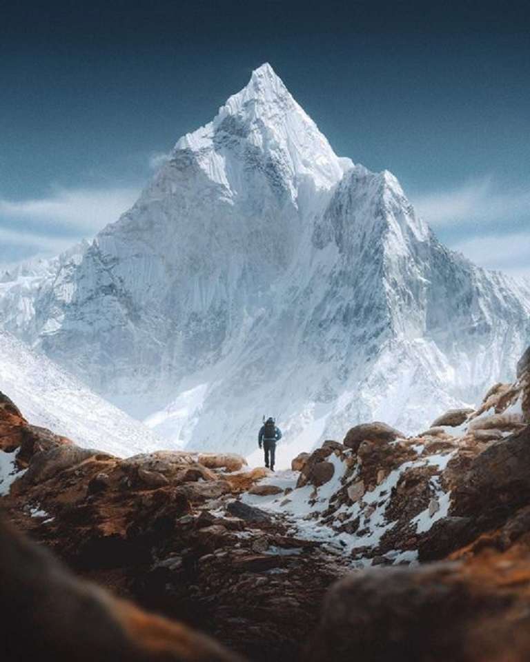 Montañas de Nepal. rompecabezas en línea