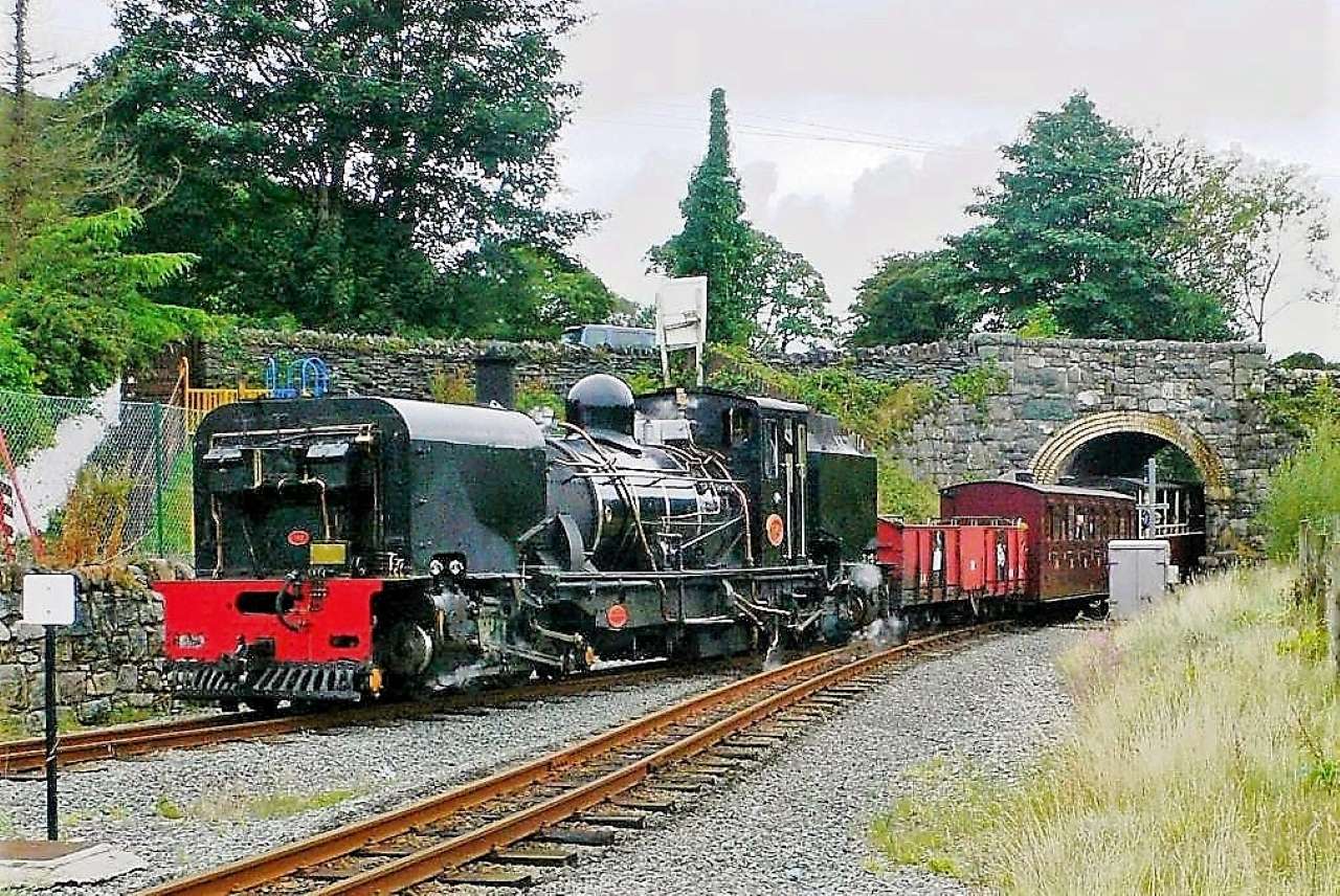 Train à vapeur gallois Highland Rlw. puzzle en ligne