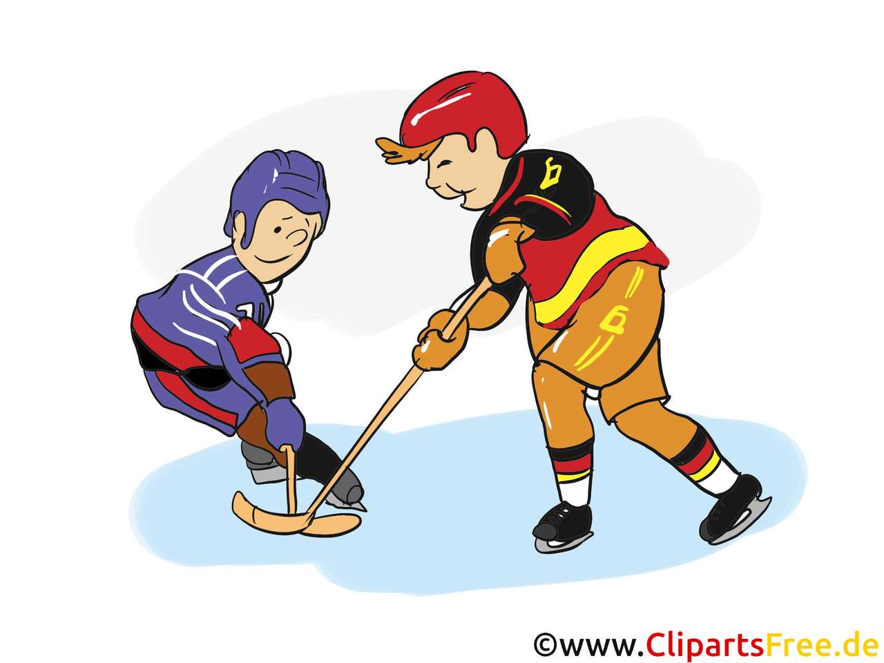 hockey 1 - wintersport legpuzzel online