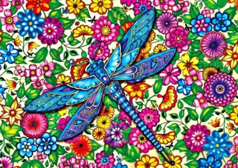libellula colorata puzzle online