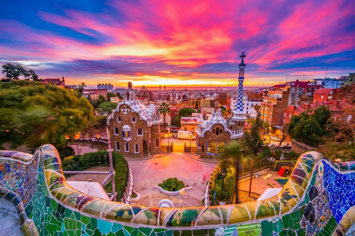 Barcelona by night online puzzle