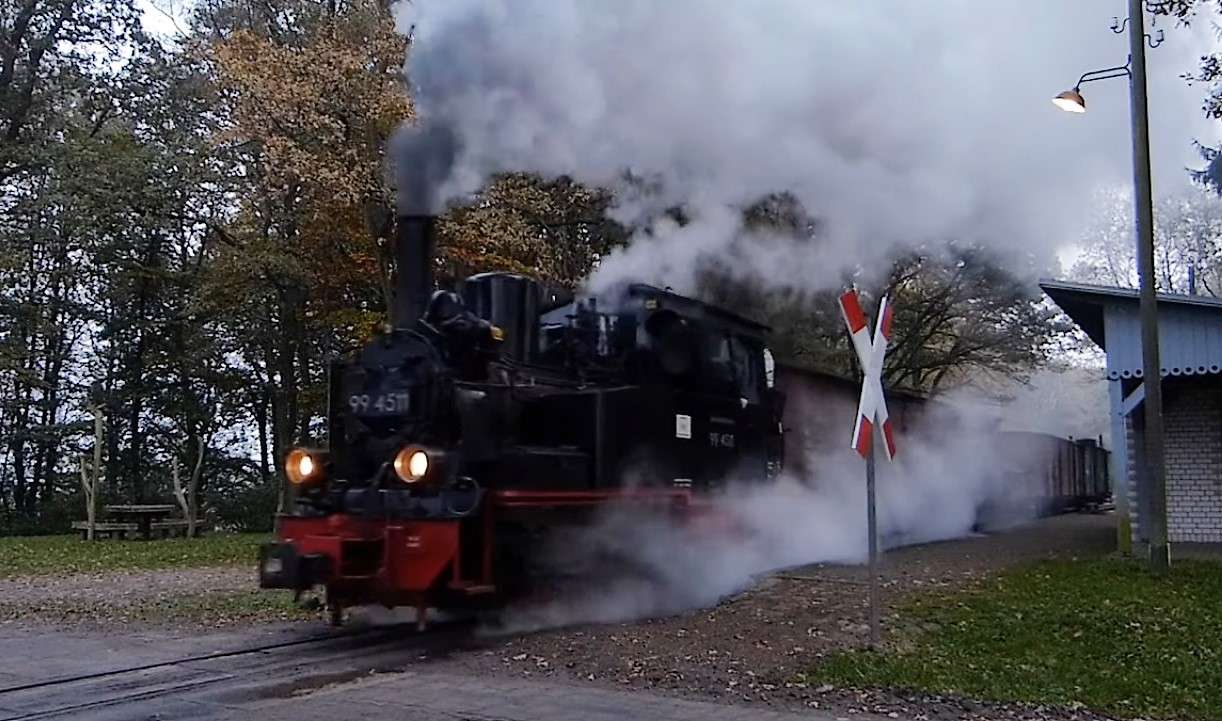 Treno a vapore nel Prignitz puzzle online