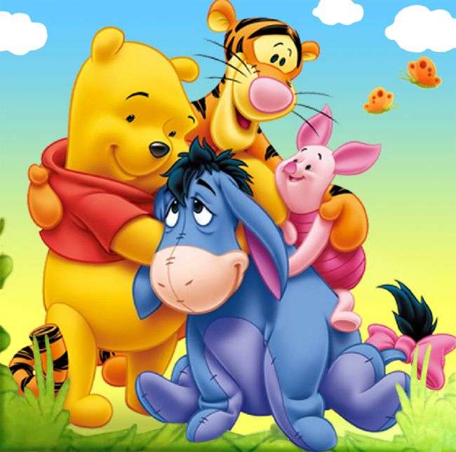 Winnie the Pooh und Freunde Puzzlespiel online