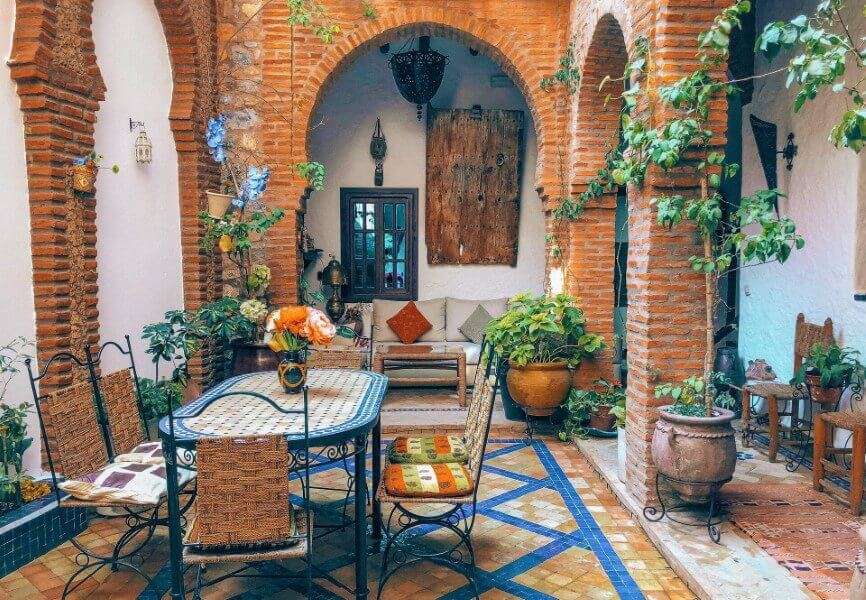 Mediterranean style house interior online puzzle