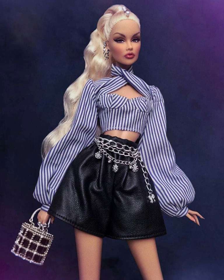 berömd barbie inom mode pussel på nätet
