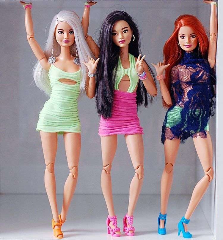barbie vänner Pussel online