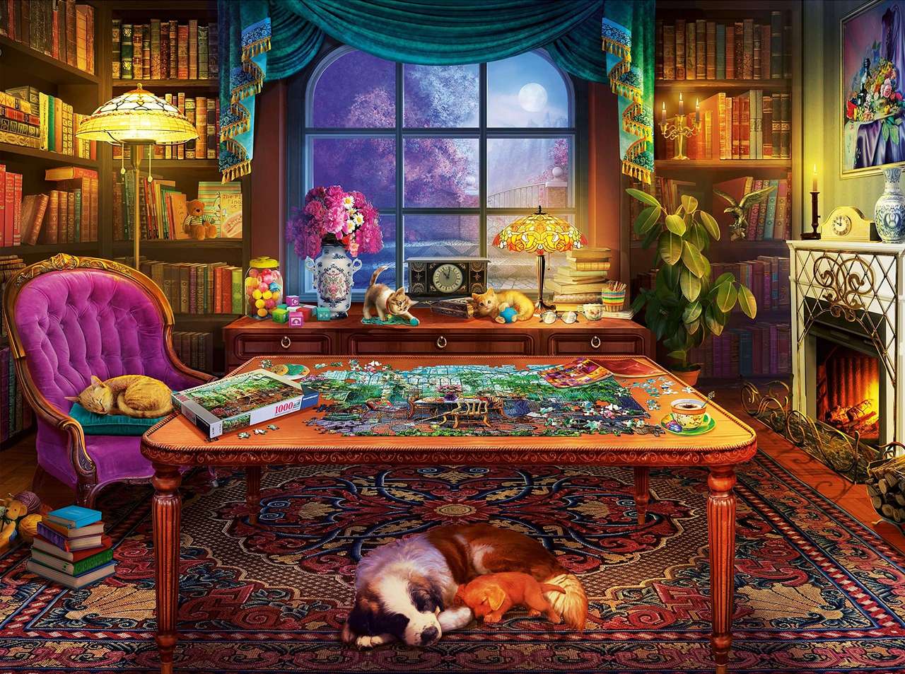 puzzle table jigsaw puzzle online