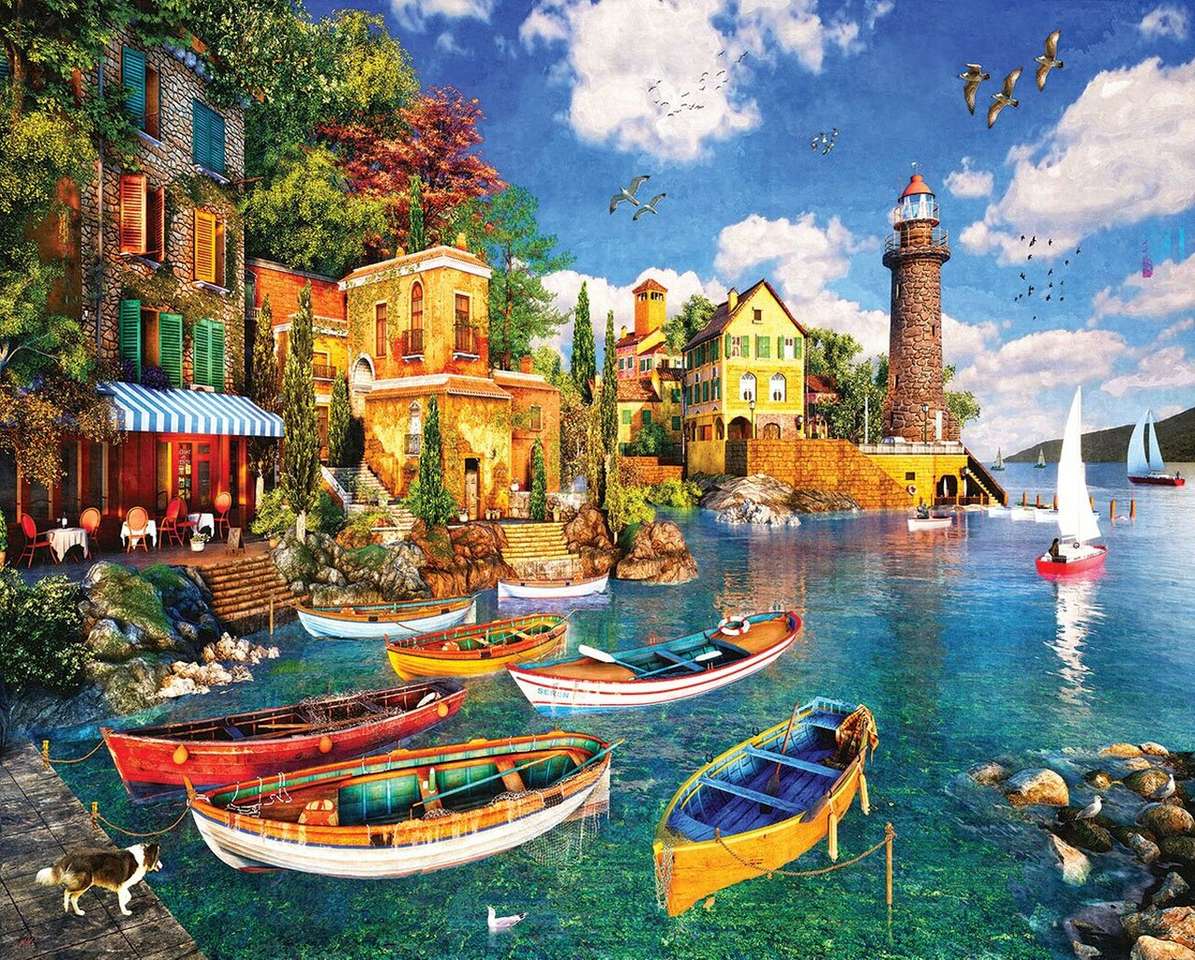Mediterranean Harbor Puzzlespiel online