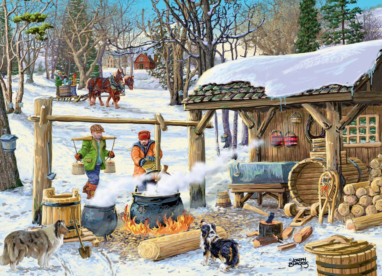 Maple Syrup Time jigsaw puzzle online