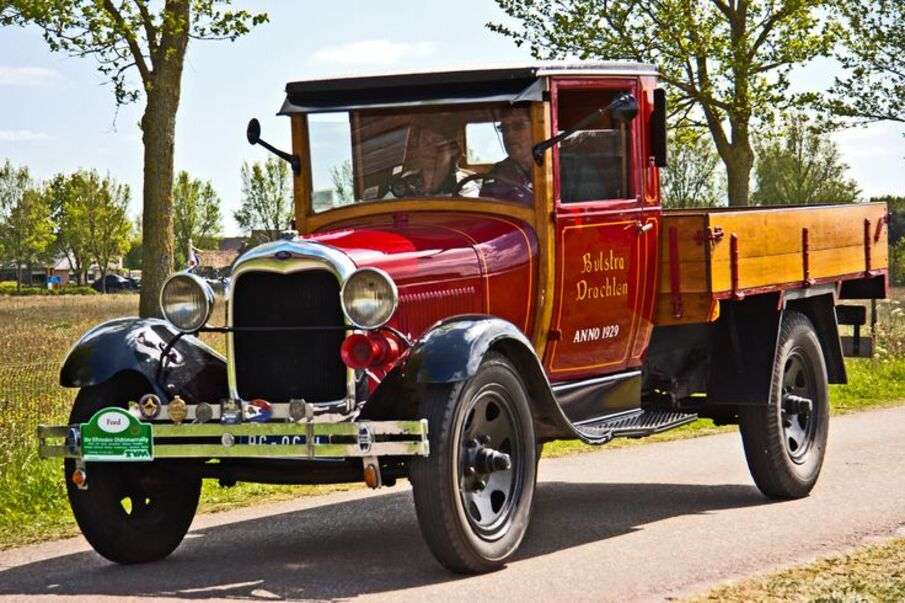 Auto Truck Ford Modelo A del año 1929 rompecabezas en línea