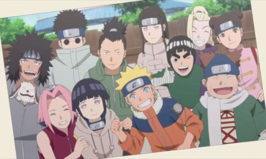 Ο Naruto και οι φίλοι του online παζλ