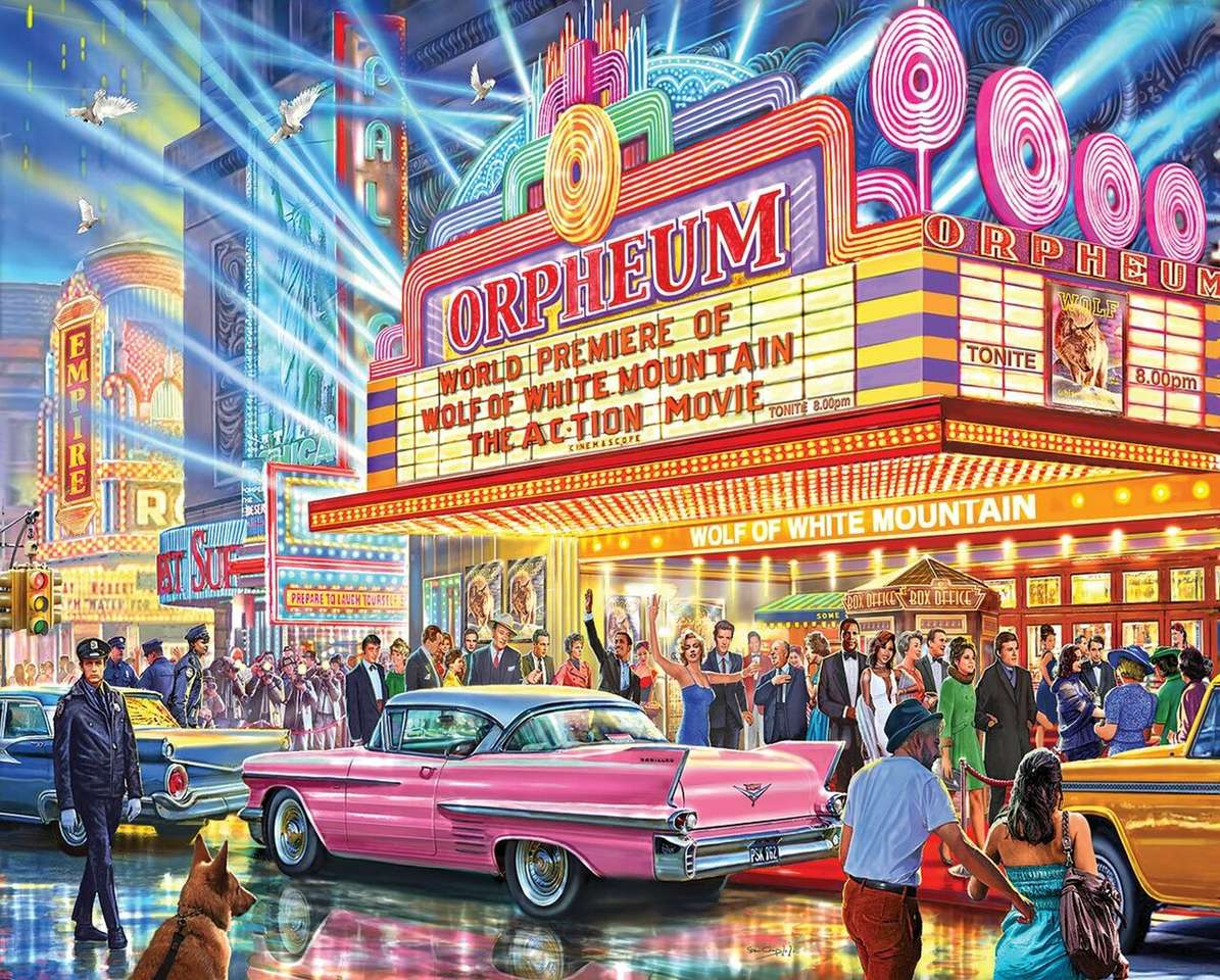 Hollywood Premiers jigsaw puzzle online