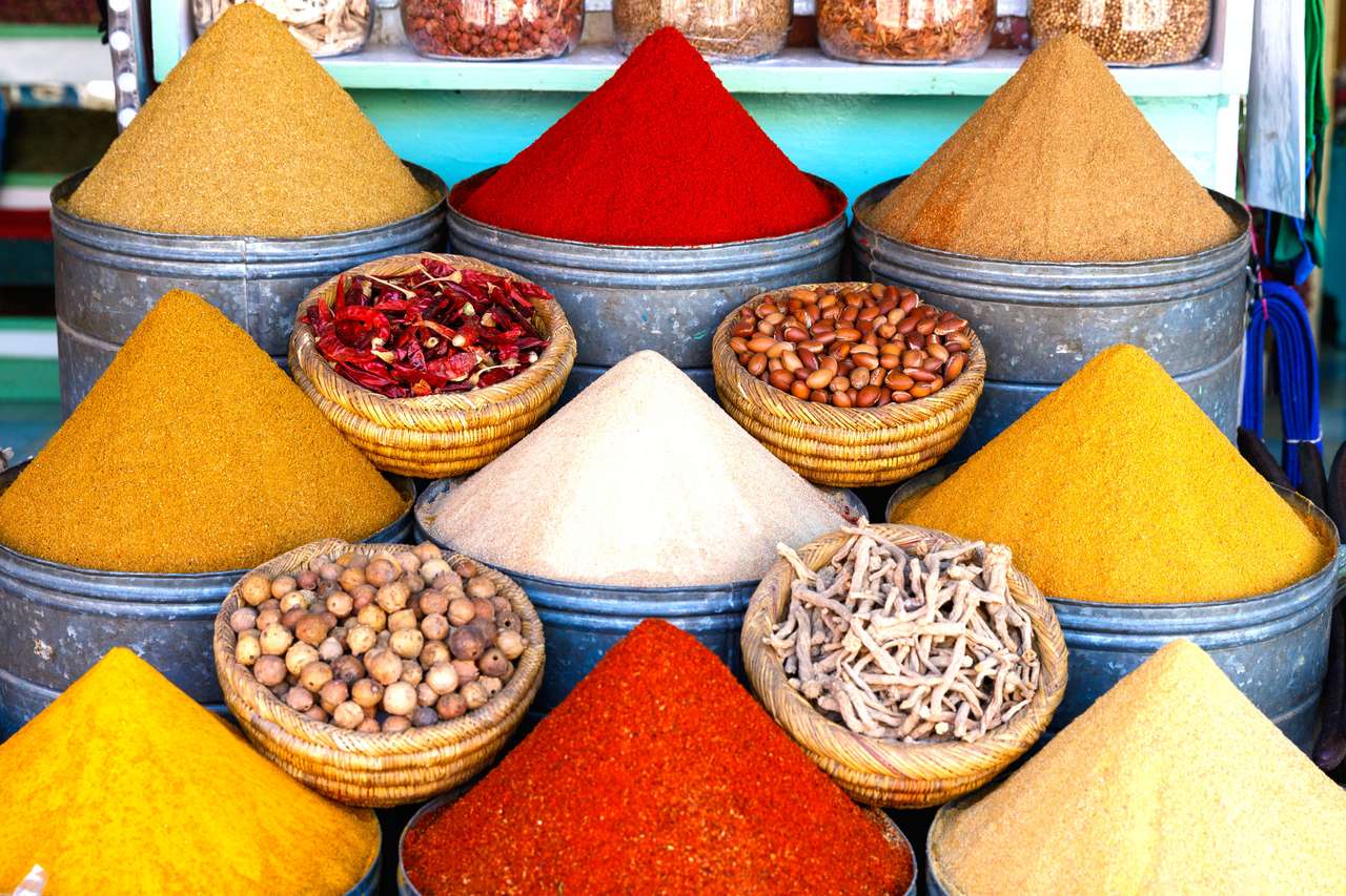 Marockanska kryddor pussel på nätet